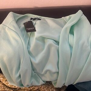 Mint colored Torrid blazer